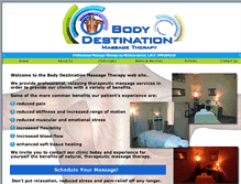 Tablet Screenshot of bodydestination.com